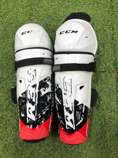 Junior CCM Jetspeed FT485 Shin Pads 11" (Used)