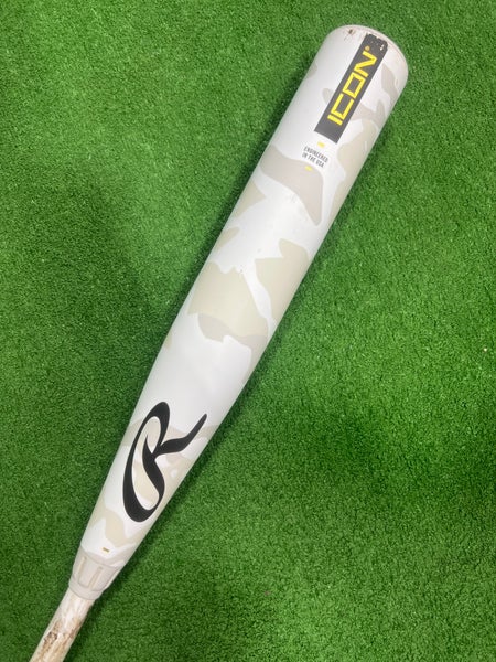 2025 Rawlings Icon Composite Bat USSSA Certified (-8) Composite 23 oz 31" (Used)