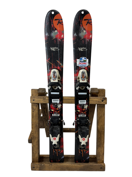 80cm Rossignol Scimitar Jr Skis W/ Rossignol comp Kid Bindings