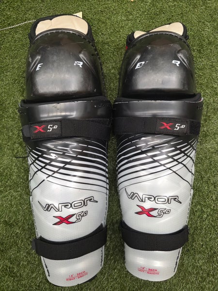Senior Bauer Vapor X 5.0 Shin Pads 14"