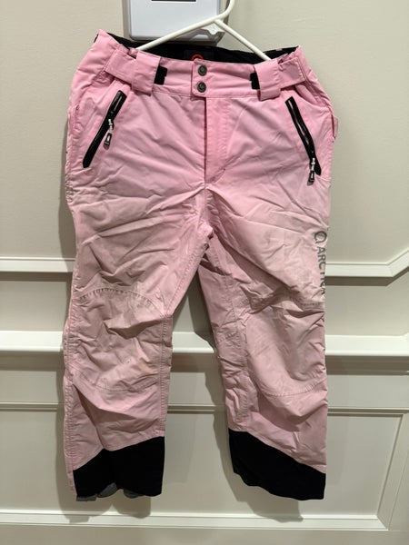 Pink Unisex Youth XL Arctica Ski Race Full Zip Pants (Used)