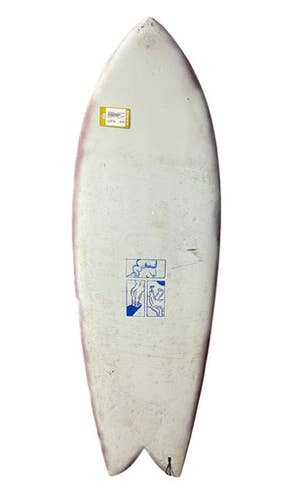 Used Surftech TWIN FISH Surfboard White 5Ft 8In 10299-S000302401
