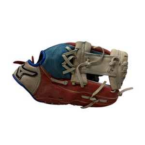 Used Mizuno PROSPECT BB/SB Glove RH Throw White/Royal/Red 11" 11835-S000200848