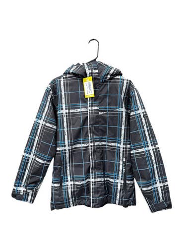 Used Quiksilver Outerwear Heavy Jacket Y Black And Royal Blue XL 11835-S000200879