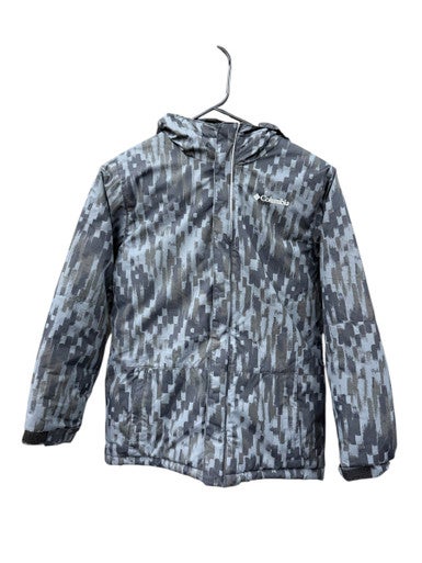 Used Columbia Outerwear Heavy Jacket Y Black And Grey MD 11835-S000200886