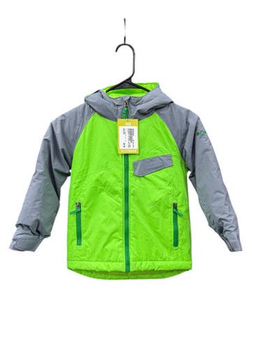 Used Columbia Outerwear Heavy Jacket Y Grey And Lime XXS 11835-S000200888