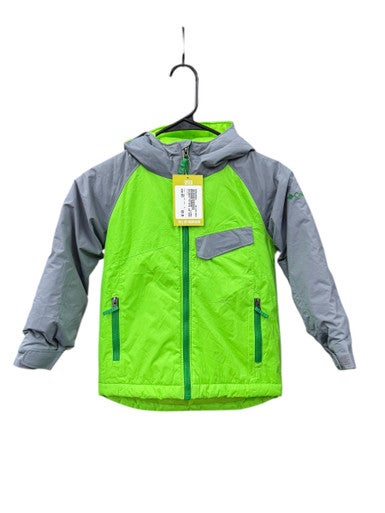 Used Columbia Outerwear Heavy Jacket Y Grey And Lime XXS 11835-S000200888