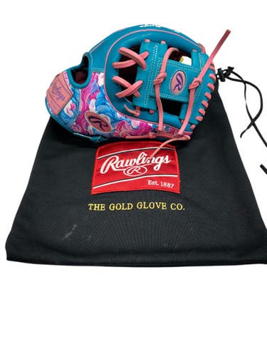 Used Rawlings PROR314-2PTE BB/SB Glove RH Throw Teal 11 1/2" 11835-S000200896