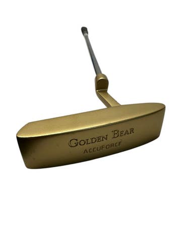 Used Golden Bear ACCUFORCE Mens Putter RH Gold 11835-S000200954
