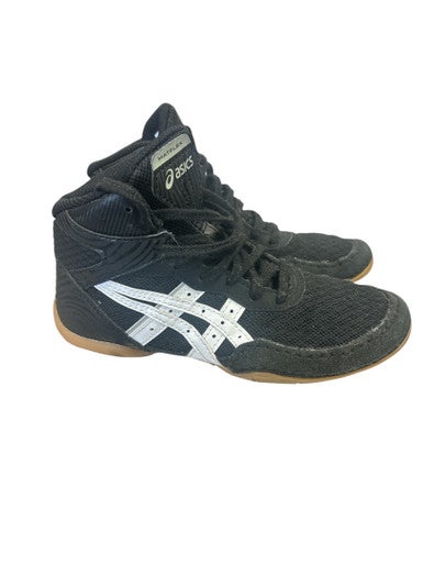 Used Asics F460324 Wrestling Shoes Black Youth 13.0 11862-S000091688