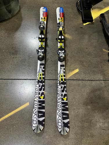 Used Salomon CROSSMAX9P Mens DH Ski/Binding White 160 cm 11605-S000202578
