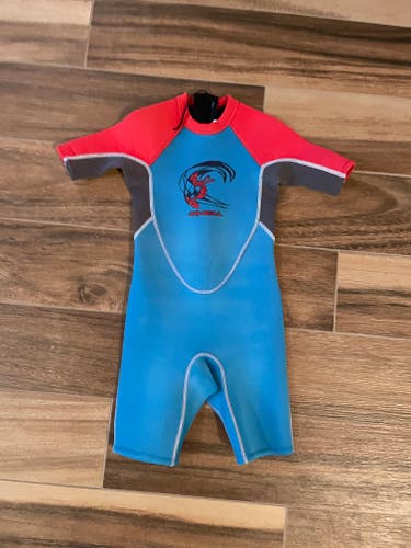 Kid's Reactor-2 Springsuit 2mm O'Neill short wetsuit (Used) - Size 6