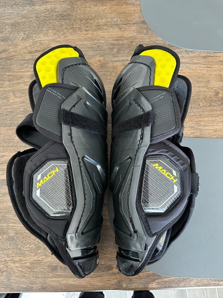 Senior Bauer Supreme Mach 14" Shin Pads and Elbow pads Bundle (Used)