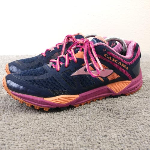 Brooks Cascadia 11 Womens Size 6.5 Shoes 1202041B451 Blue Purple Trail Run Low