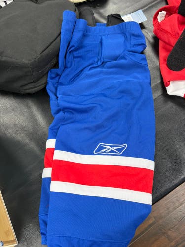 Blue Intermediate Medium Reebok Socks Pro Stock Rangers