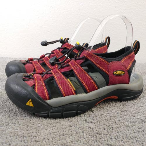 Keen Newport H2 Sandals Womens Size 7.5 Shoes Red Hiking Waterproof Slingback
