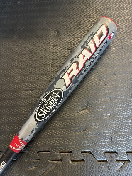 RARE 2014 Louisville Slugger Raid Hybrid BBCOR Certified Bat (-3) 30 oz 33" (Used)