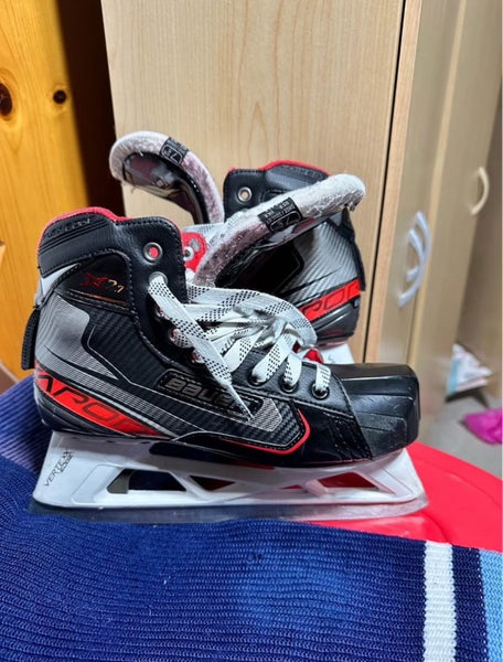 2019 Bauer Vapor X2.7 Hockey Goalie Skates Extra Wide Width 7.5 (Used)