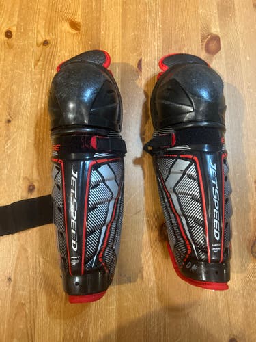 Junior CCM Jetspeed edge 12" Shin Pads Pro Stock (Used)