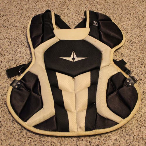 All Star Chest Protector -Black/Vegas Gold