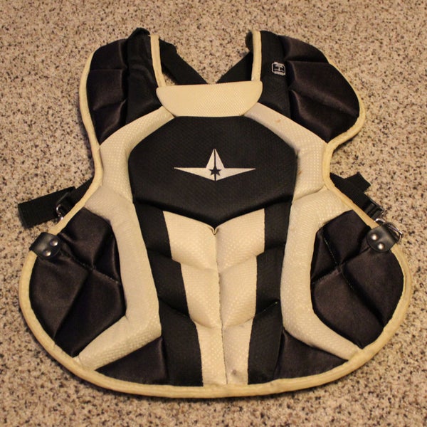 All Star System 7 Chest hest Protector - Black/Vegas Gold