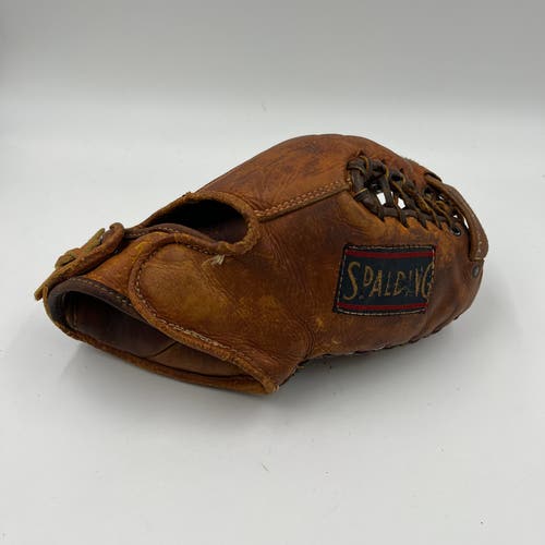 Vintage Spalding 1225 Trapper 11” First Base Mitt Baseball Glove