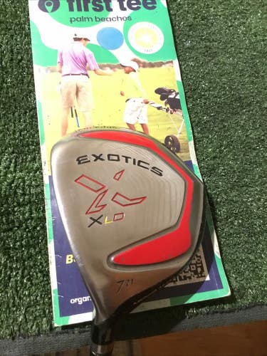 Tour Edge Left Handed Exotics XLD 21* 7 Wood Regular Graphite Design Shaft 41.5