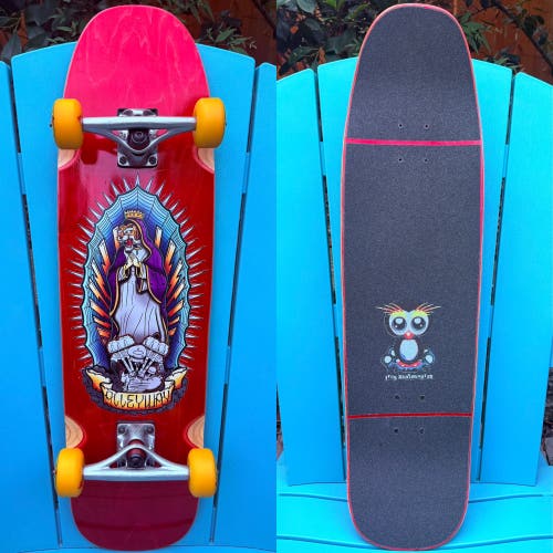 Alleyway “Tiger” Complete Skateboard 9.0” - Vintage Grind King Jay Adams Trucks