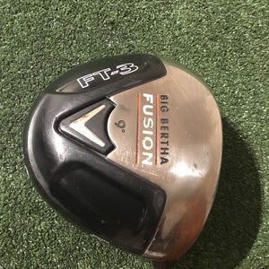 Callaway Big Bertha Fusion FT-3 Draw 9*Driver Stiff Aldila NVS 55g Graphite 44.5