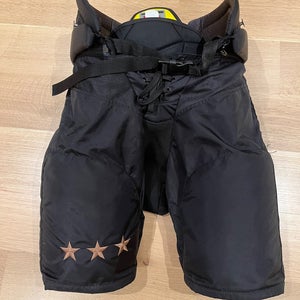 Pro Stock CCM HPTK Pants Black Senior Medium Capitals Reverse Retro 2.0 RARE