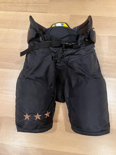 Pro Stock CCM HPTK Pants Black Senior Medium Capitals Reverse Retro 2.0 RARE