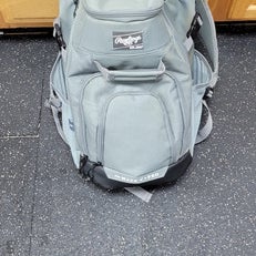 Used Rawlings MARK OF A PRO BB/SB Player Backpack Grey 11497-S000153732