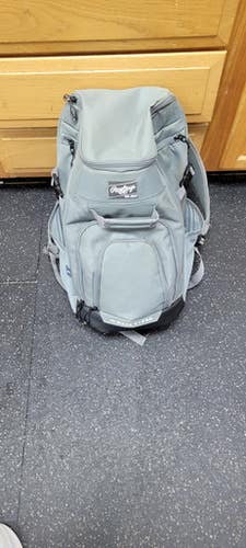 Used Rawlings MARK OF A PRO BB/SB Player Backpack Grey 11497-S000153732