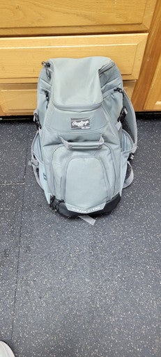 Used Rawlings MARK OF A PRO BB/SB Player Backpack Grey 11497-S000153732