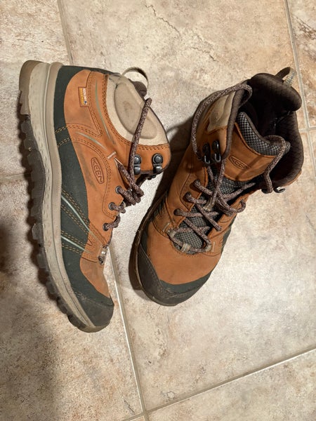 Brown Unisex Size M 7.5 (W 8.5) Boots (Used)