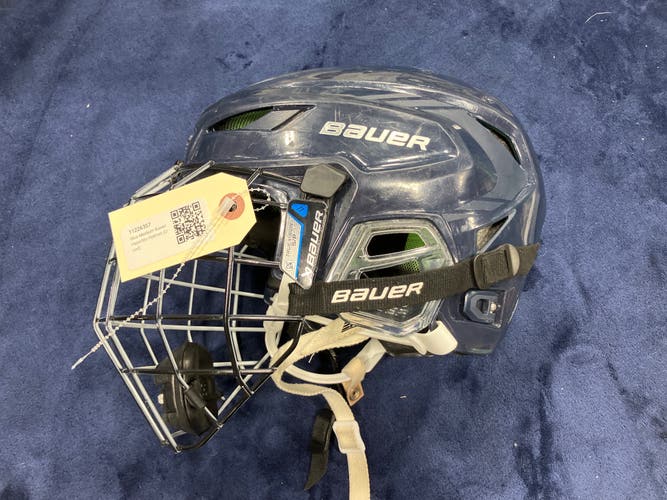 Blue Medium Bauer Hyperlite Helmet (Used)