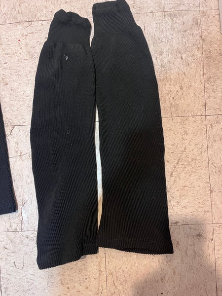 Hockey Knit Pear Black Intermediate Medium Socks (Used)