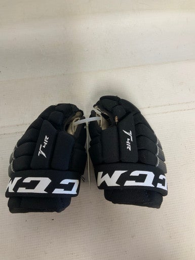 Used CCM T4R Youth Gloves Black 8" 11823-S000035930