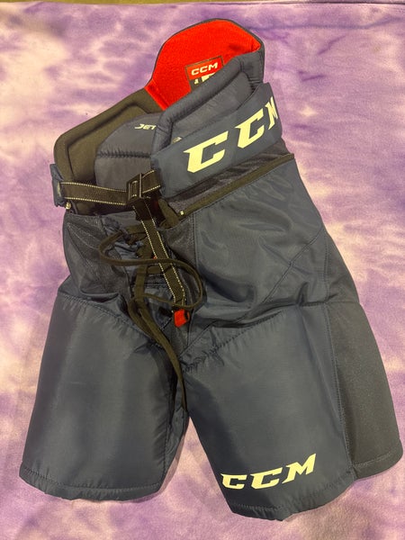 Blue Junior Small CCM Jetspeed FT475 Hockey Pants (Used)