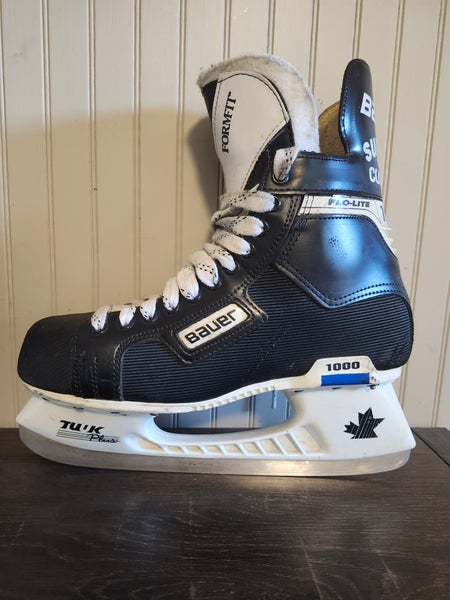 Bauer Supreme 1000 Hockey Skates. Size 10 senior Regular Width 10 (Used)