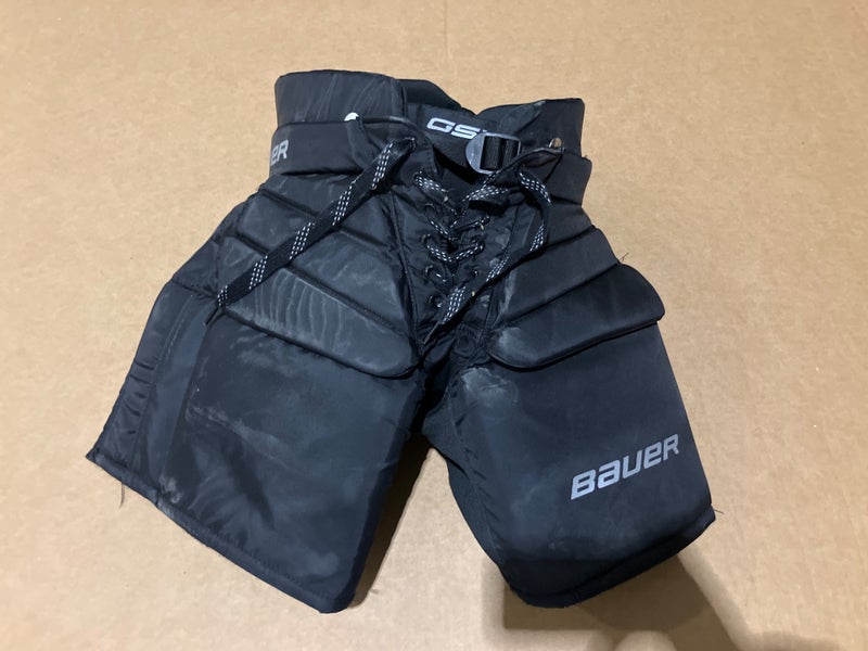Black Junior XL Bauer GSX Hockey Goalie Pants (Used)