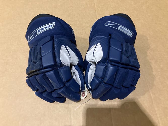 Blue Senior Bauer Supreme 70 Gloves 14" (Used)