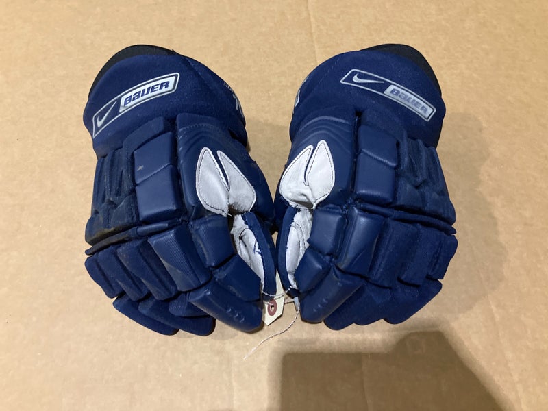 Blue Senior Bauer Supreme 70 Gloves 14" (Used)