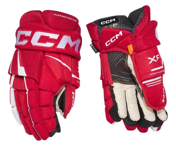 New CCM Tacks XF Pro Gloves Senior 13”