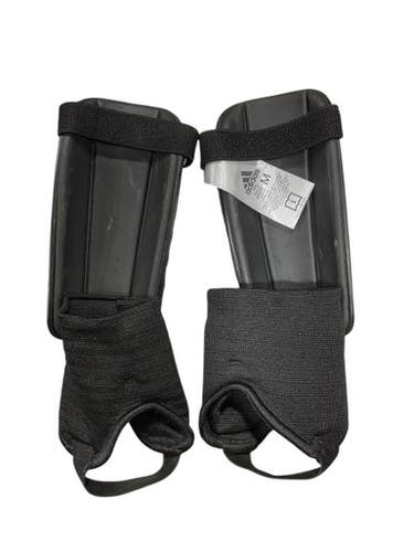 Used Adidas Soccer Shin Guards Junior Black MD 11847-S000031120