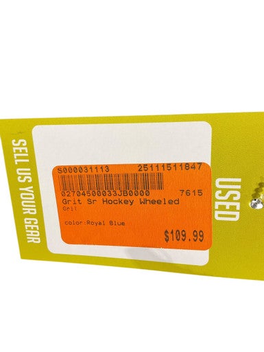 Used Grit Sr Hockey Wheeled Royal Blue 11847-S000031113