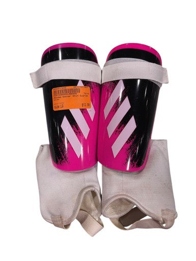 Used Adidas Soccer Shin Guards Adult Pink LG 11847-S000031099