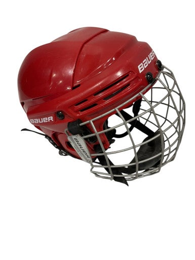 Used Bauer BAUER REC USE ONLY Helmet Cage Combo Red SM 11847-S000031085