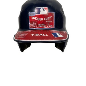 Used Rawlings BB HELMET Batting Helmet No Mask Navy Blue One Size 11847-S000031076