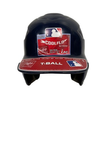 Used Rawlings BB HELMET Batting Helmet No Mask Navy Blue One Size 11847-S000031076